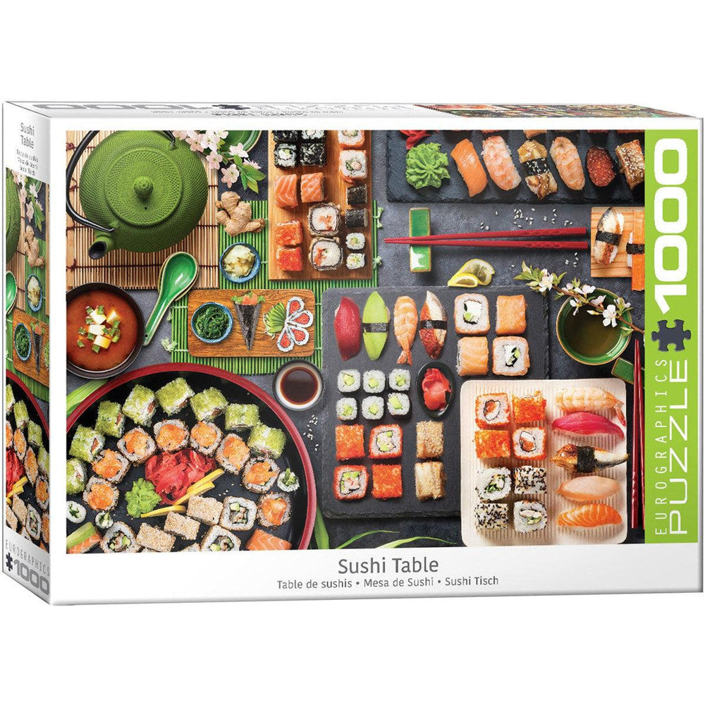Sushi Table 1000 Piece Jigsaw Puzzle Eurographics (ONLINE ORDER ONLY)