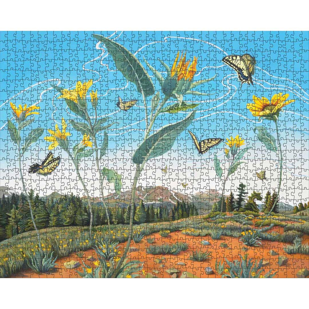Swallowtail Dance 1000 Piece Jigsaw Puzzle Pomegranate (ONLINE ORDER ONLY)