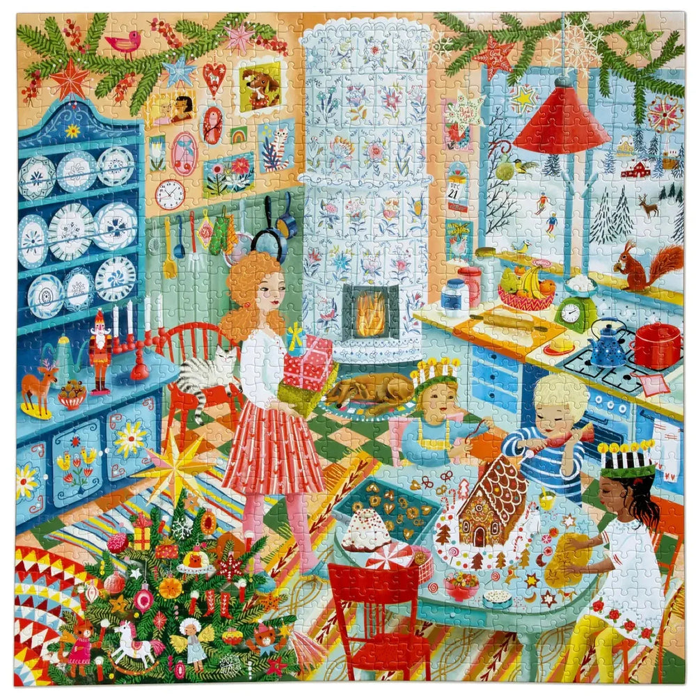 Swedish Holiday Kitchen 1000 Piece Jigsaw Puzzle eeBoo (ONLINE ORDER ONLY)