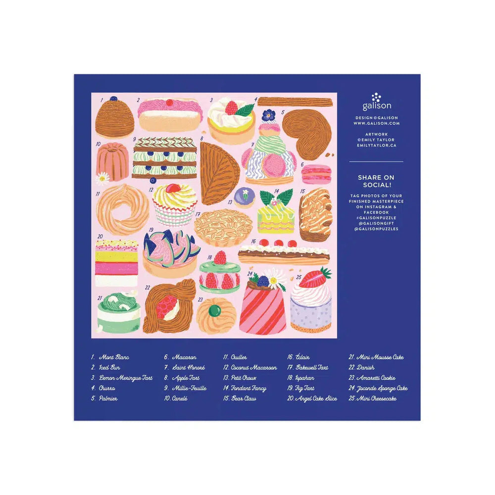 Sweet Confections 500 Piece Jigsaw Puzzle Galison (ONLINE ORDER ONLY)