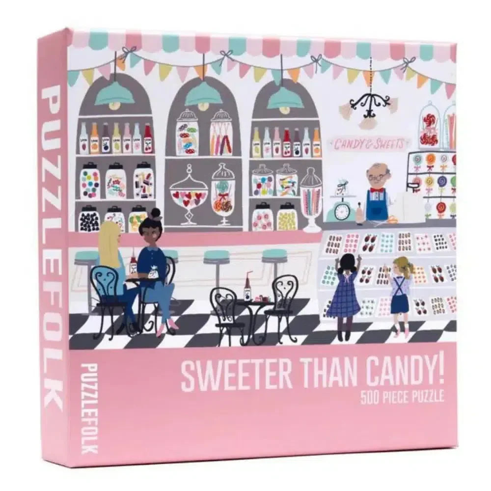 Sweeter Than Candy! 500 Piece Jigsaw Puzzle PuzzleFolk (ONLINE ORDER ONLY)
