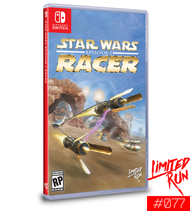 Limited Run #77: Star Wars Episode I: Racer (Nintendo Switch) (ONLINE ORDER ONLY)