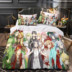 Sword Art Online Duvet Cover Pattern Bedding Set Without Filler (ONLINE ORDER ONLY)