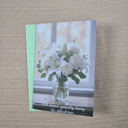 Sympathy with Flowers Card (ONLINE ORDER ONLY)