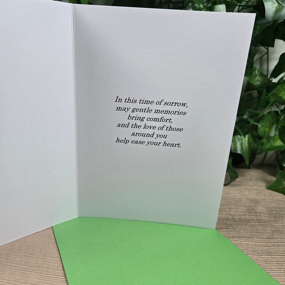 Flower Sympathy Card (ONLINE ORDER ONLY)