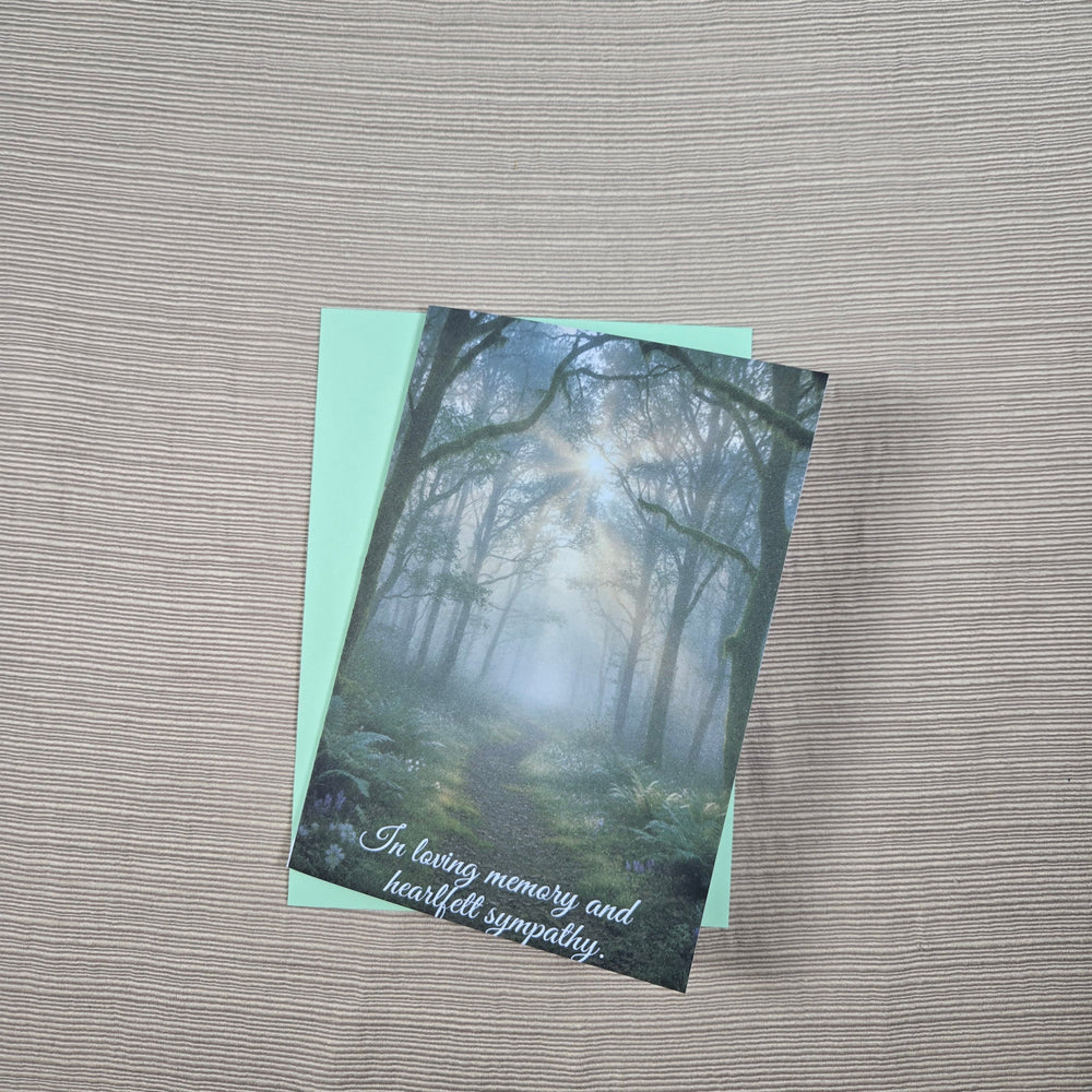 Forest Scenic Sympathy Card (ONLINE ORDER ONLY)