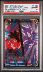 2021 DRAGON BALL SUPER DESTND. CONFRONTATION #P-340 - PSA 10 (Online Order Only)