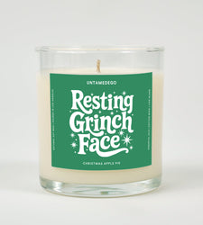 Resting Grinch Face | Christmas Candle (ONLINE ORDER ONLY)