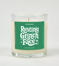Resting Grinch Face | Christmas Candle (ONLINE ORDER ONLY)