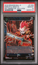 2018 DRAGON BALL SUPER MERCIFUL MINOTIA #P-050 - PSA 10 (Online Order Only)