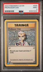 2023 POKEMON BLASTOISE & SUICUNE ex DECK PROFESSOR OAK #25 PSA 9 (Online Order Only)