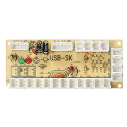 RAC-C200 Zero Delay Arcade Joystick  USB  Encoder PC Button Board Cables 4.8mm Kit (Online Only)