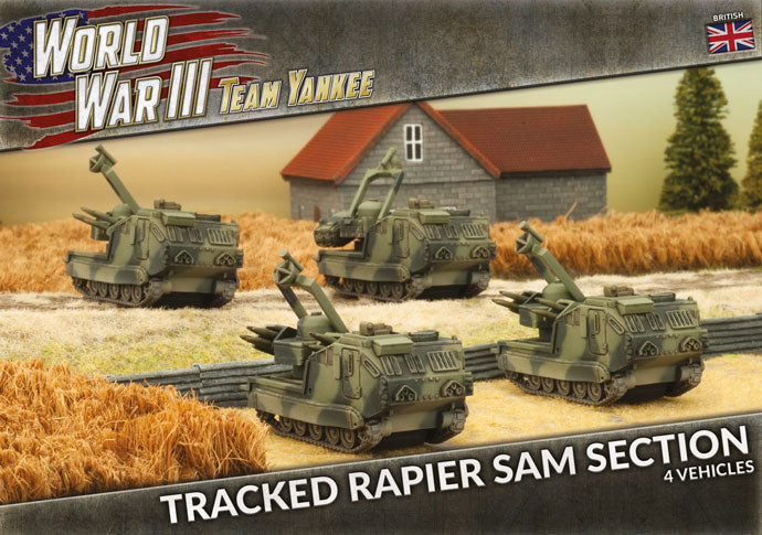 Team Yankee: British - Tracked Rapier SAM Section (ONLINE ORDER ONLY)