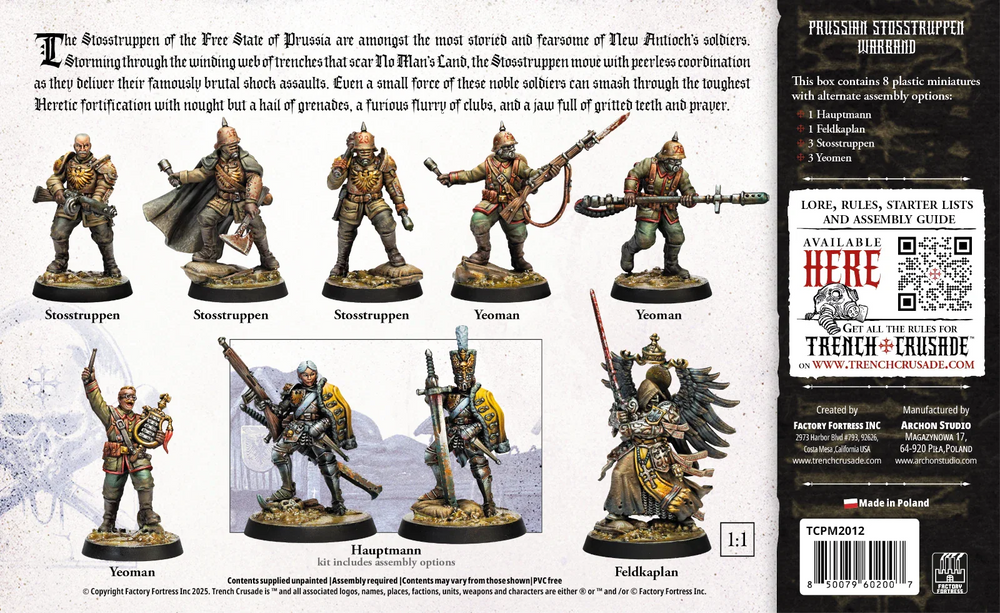 Trench Crusade: New Antioch - Prussian Stosstuppen (ONLINE ORDER ONLY)