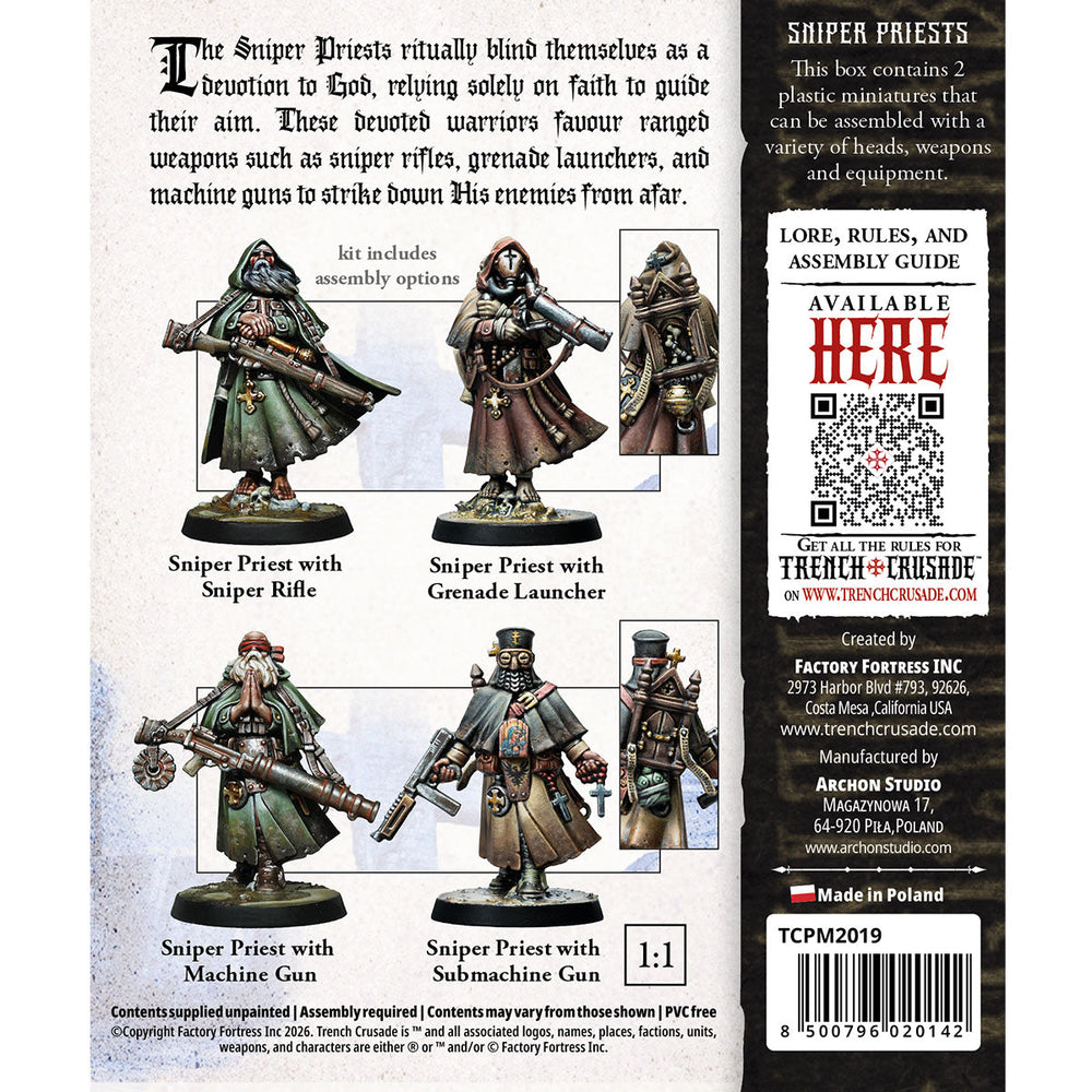 Trench Crusade: New Antioch - Sniper Priests