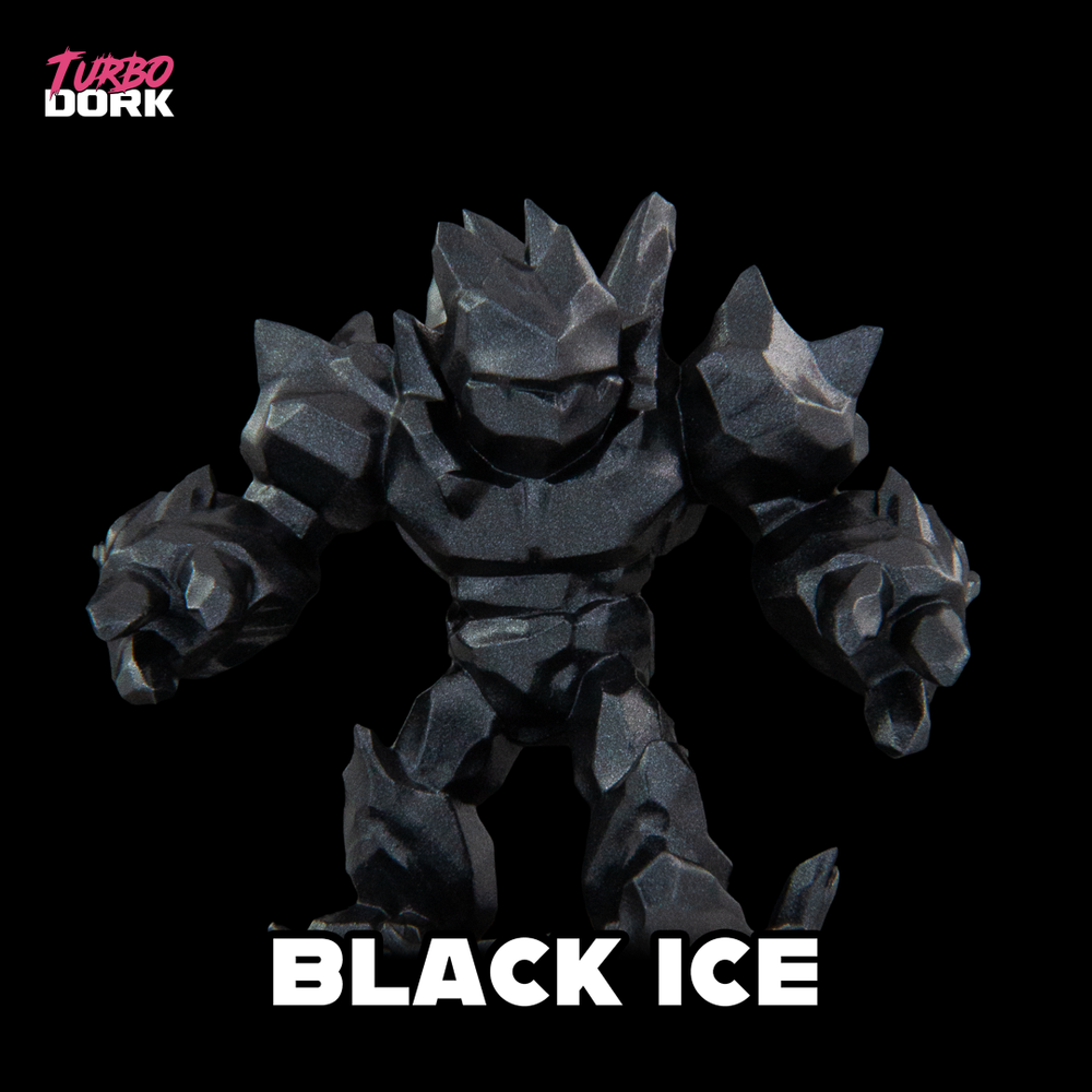 Turbo Dork: Metallic Acrylic Paint - Black Ice