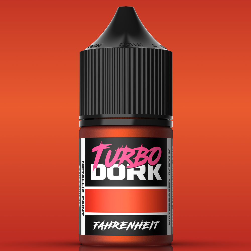 Turbo Dork: Metallic Acrylic Paint - Fahrenheit