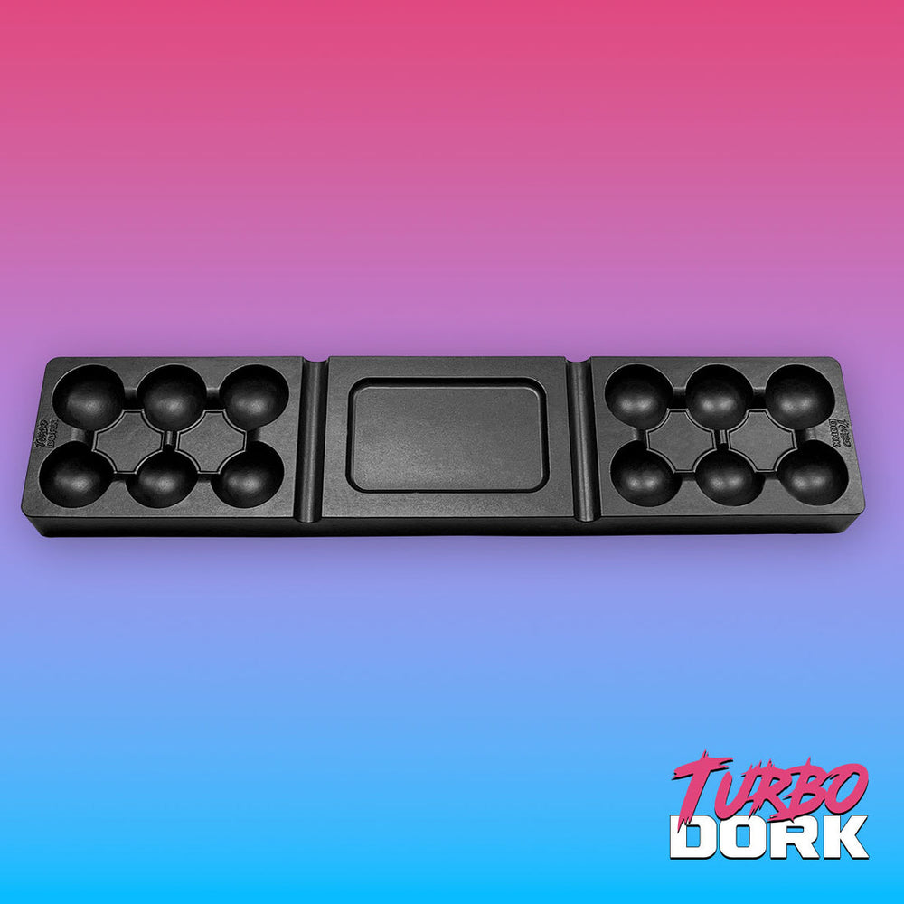 Turbo Dork: Paint Tools - Silicone Dry Palette - Black - Large