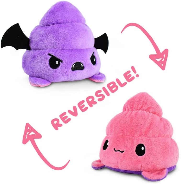 TeeTurtle Reversible Plushie: Spooky Dookie - Pink/Purple (ONLINE ORDER ONLY)