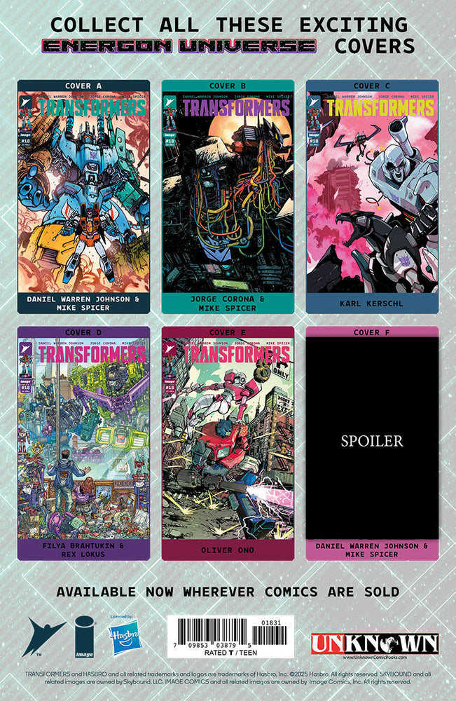 Transformers #18 Unknown Comic Jay Anacleto Exclusive Virgin Var (03/12/2025) (ONLINE ORDER ONLY)