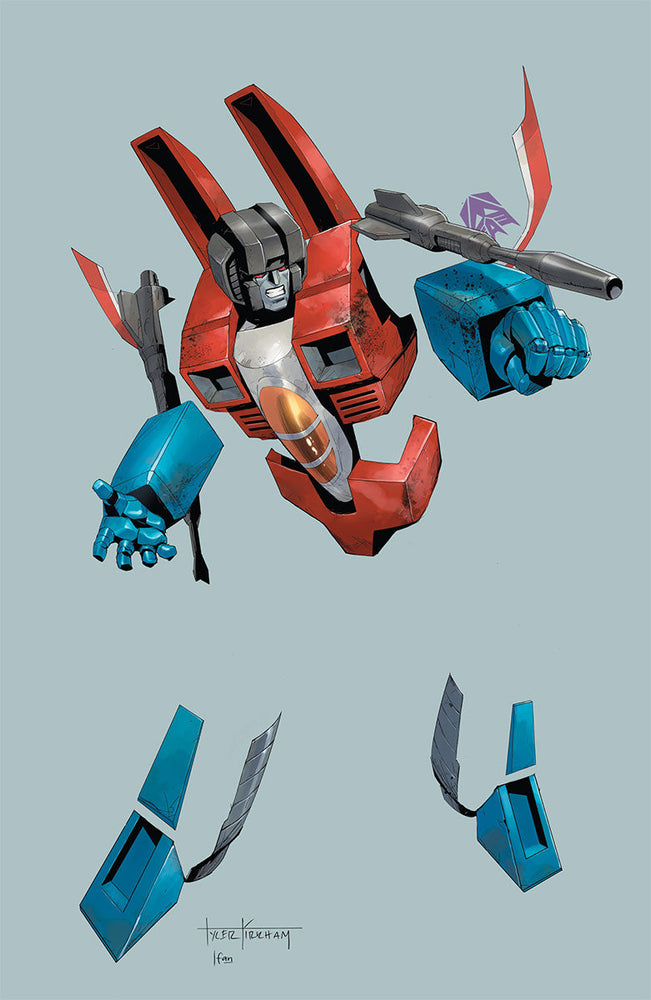 Transformers #18 Unknown Comic Tyler Kirkham Negative Space Virgin Var (03/12/2025) (ONLINE ORDER ONLY)