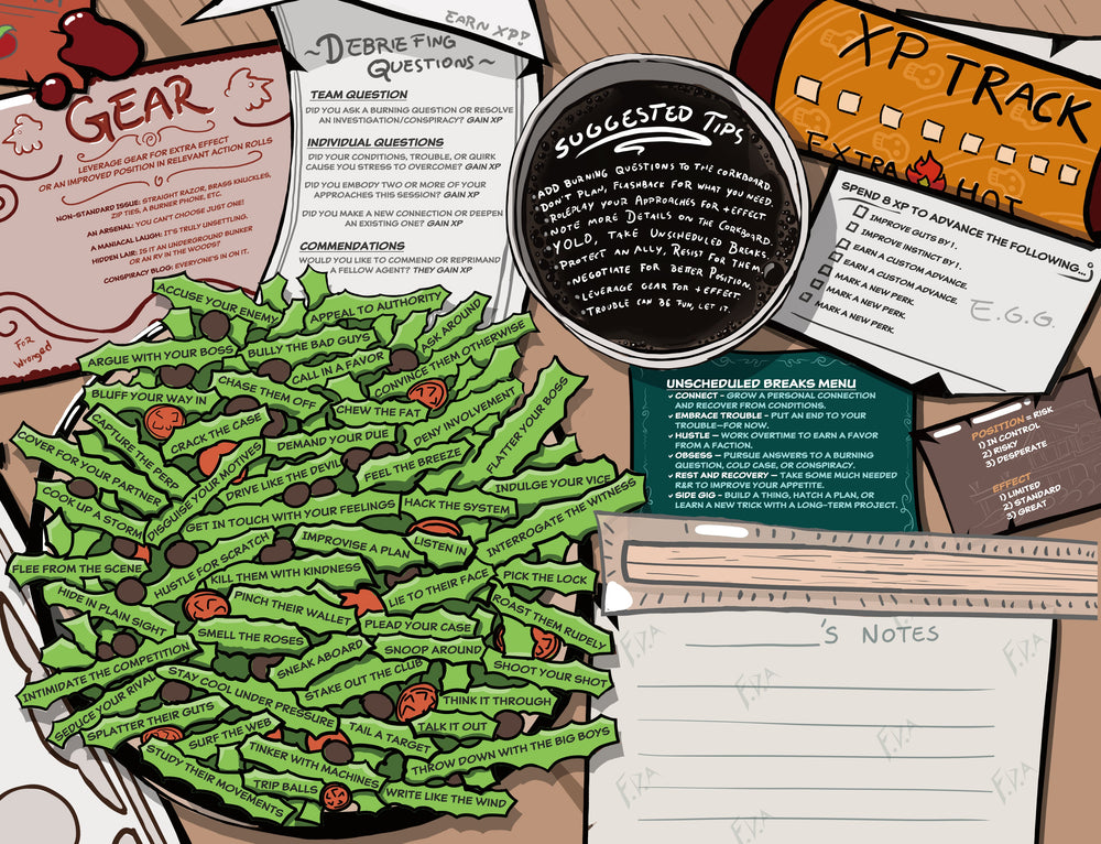 CHEW: Character Menus (RPG Supplement) (ONLINE ORDER ONLY)