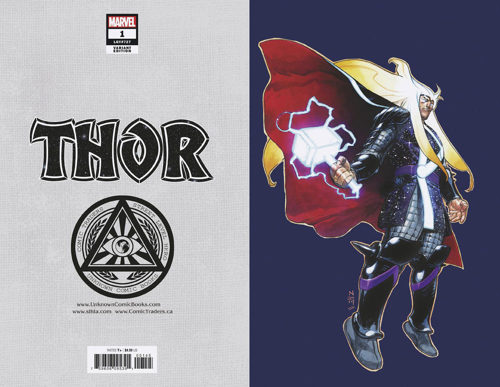 THOR #1 UNKNOWN COMICS EXCLUSIVE 3RD PTG VIRGIN VAR (09/09/2020) (ONLINE ORDER ONLY)