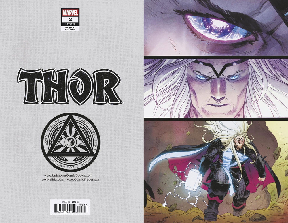 THOR #2 UNKNOWN COMICS EXCLUSIVE 5TH PTG VIRGIN VAR (09/23/2020) (ONLINE ORDER ONLY)