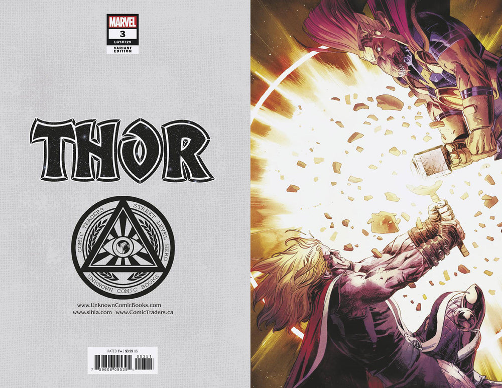 THOR #3 UNKNOWN COMICS EXCLUSIVE 4TH PTG KLEIN VIRGIN VAR (09/09/2020) (ONLINE ORDER ONLY)