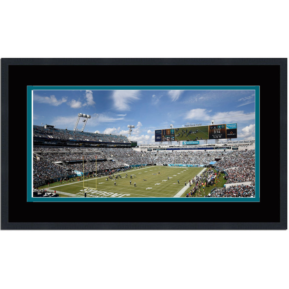 Framed TIAA Bank Field Jacksonville Jaguars 16x24 Football Photo Professionally Matted (ONLINE ORDER ONLY)