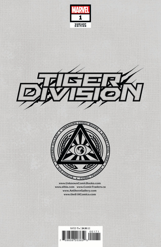 Tiger Division #1 Unknown Comics Lobos Exclusive Virgin Var (11/02/2022) (ONLINE ORDER ONLY)