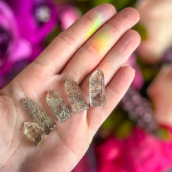 Rutilated Quartz Mini Towers, Tiny Rutile Quartz Points (ONLINE ORDER ONLY)