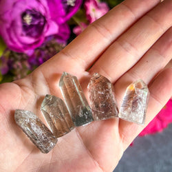 Rutilated Quartz Mini Towers, Tiny Rutile Quartz Points (ONLINE ORDER ONLY)