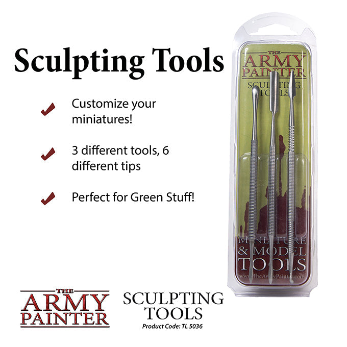 Army Painter Tools: Sculpting Tools (ONLINE ORDER ONLY)