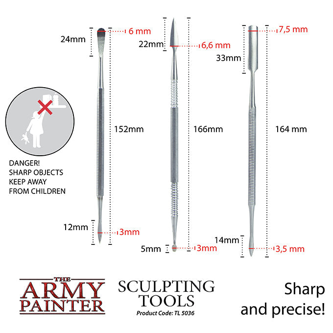 Army Painter Tools: Sculpting Tools (ONLINE ORDER ONLY)