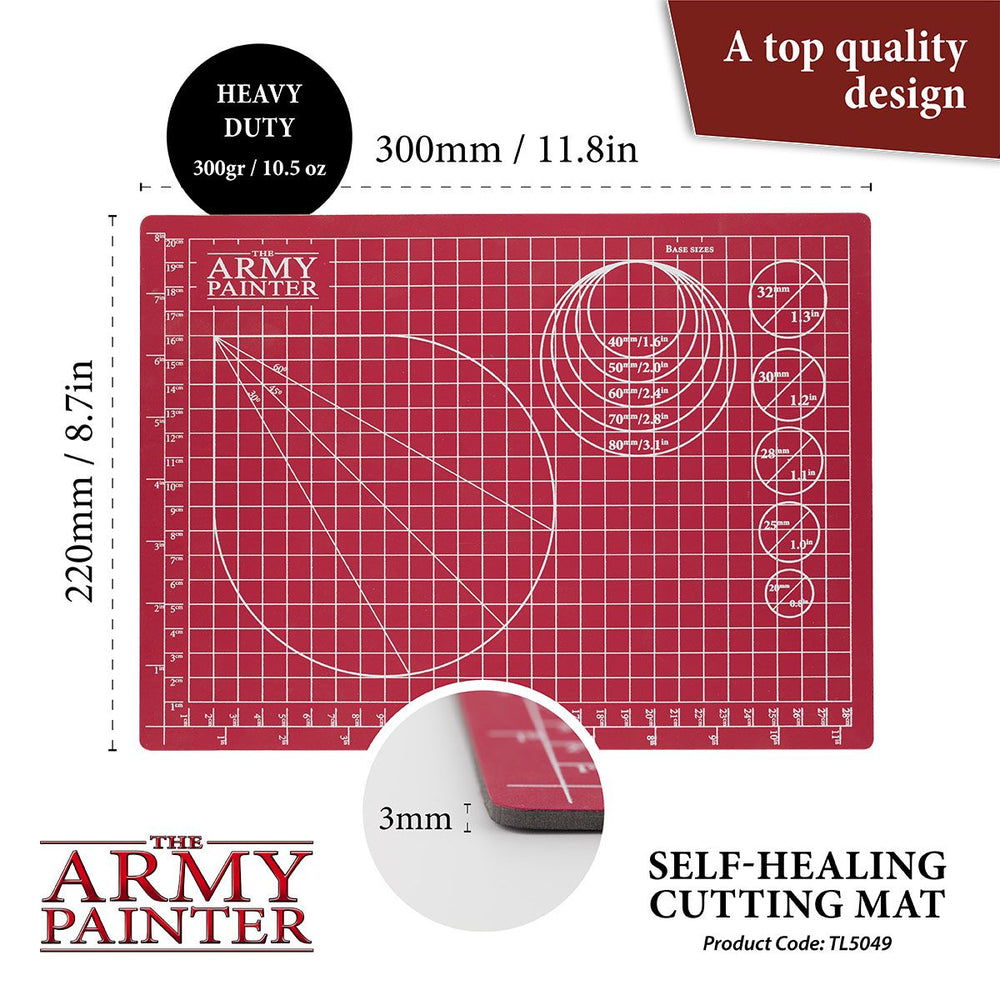 Army Painter Tools: Self-healing Cutting Mat (ONLINE ORDER ONLY)
