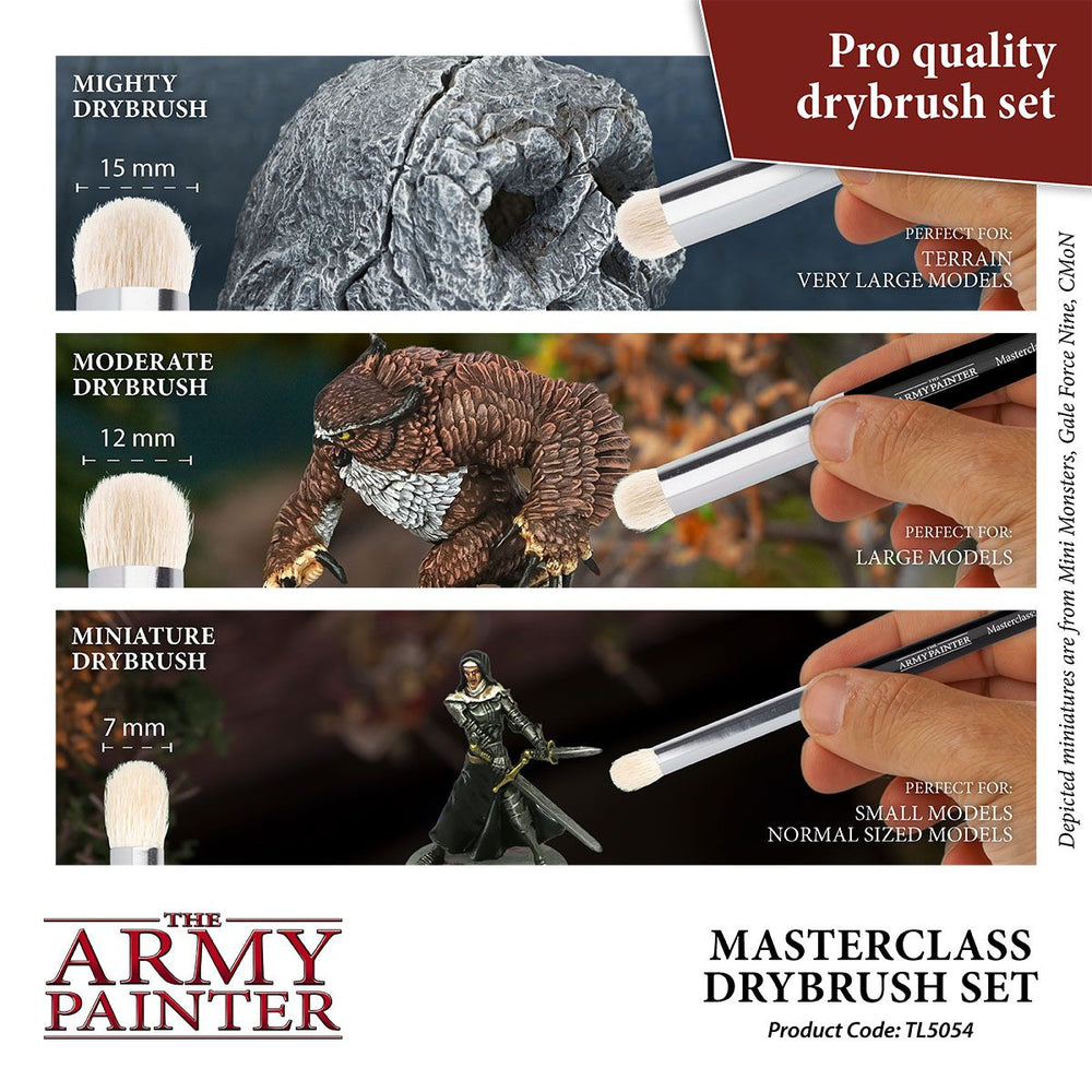 Army Painter Tools: Masterclass Drybrush Set (ONLINE ORDER ONLY)