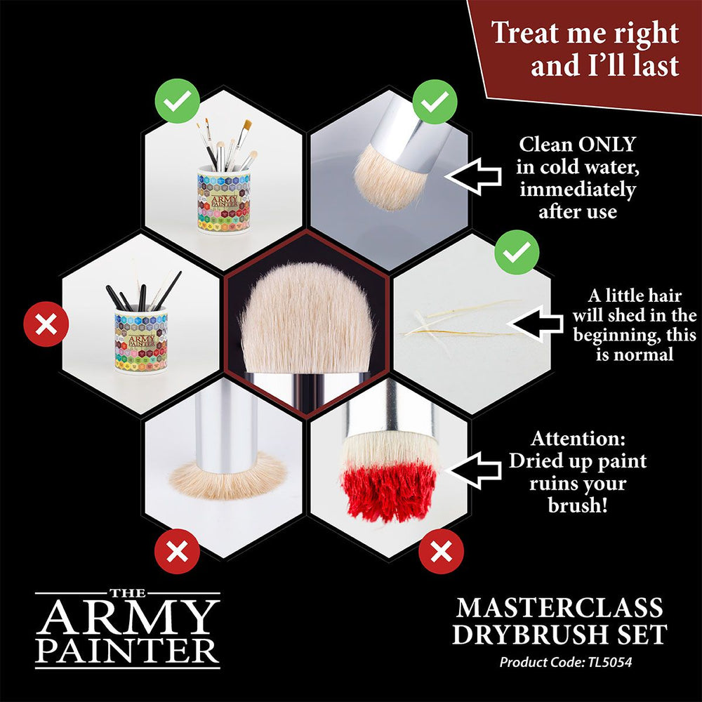 Army Painter Tools: Masterclass Drybrush Set (ONLINE ORDER ONLY)
