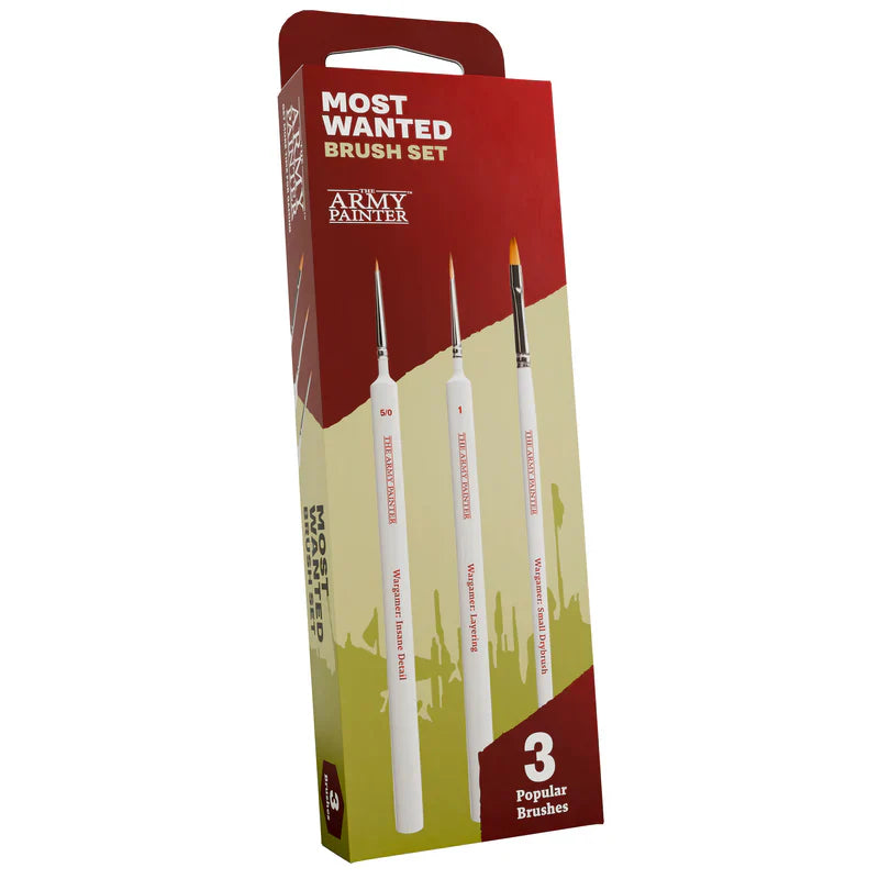Army Painter Tools: Most Wanted Brush Set Box (ONLINE ORDER ONLY)