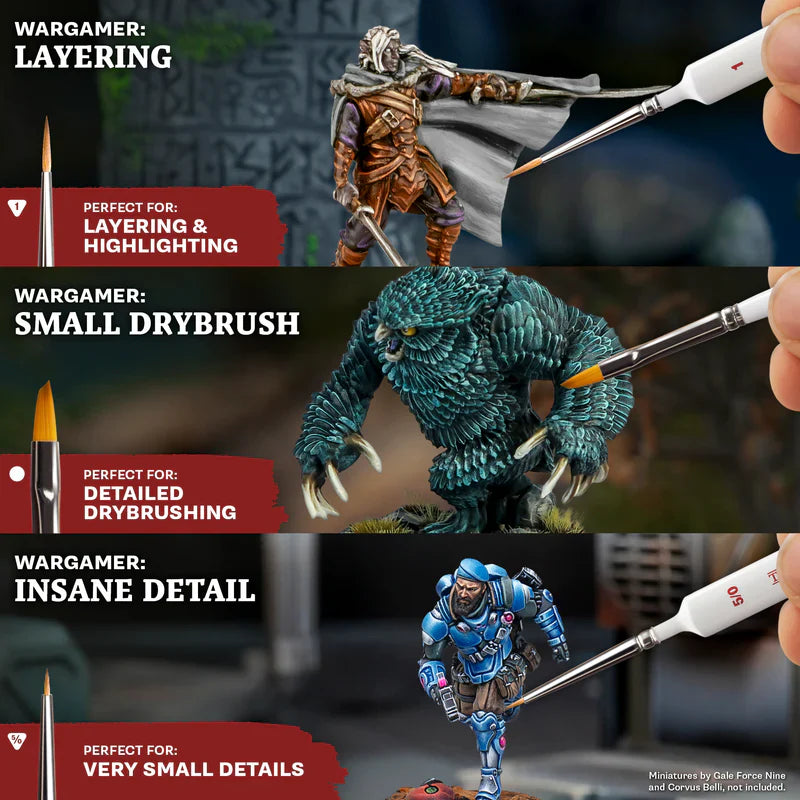 Army Painter Tools: Most Wanted Brush Set Box (ONLINE ORDER ONLY)