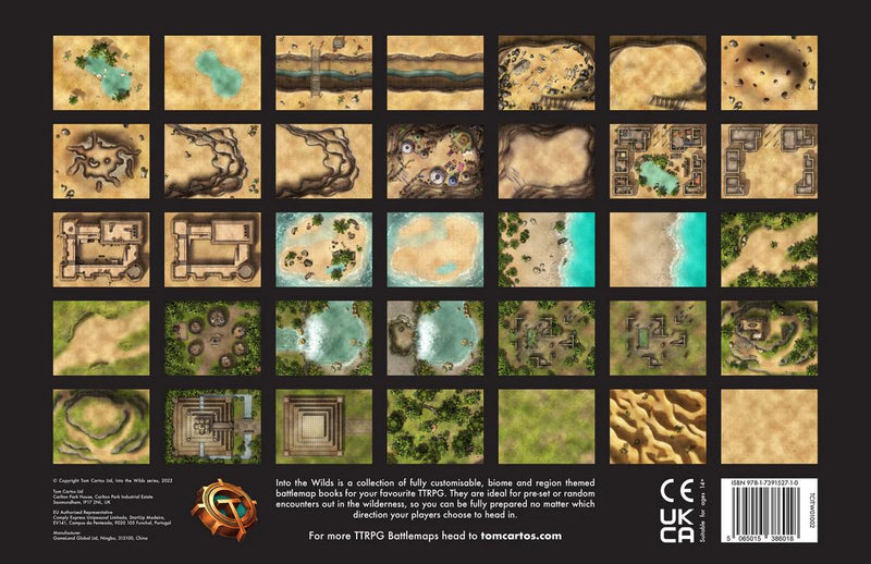 Into the Wilds Battlemap Books: Deserts & Jungles (ONLINE ORDER ONLY)