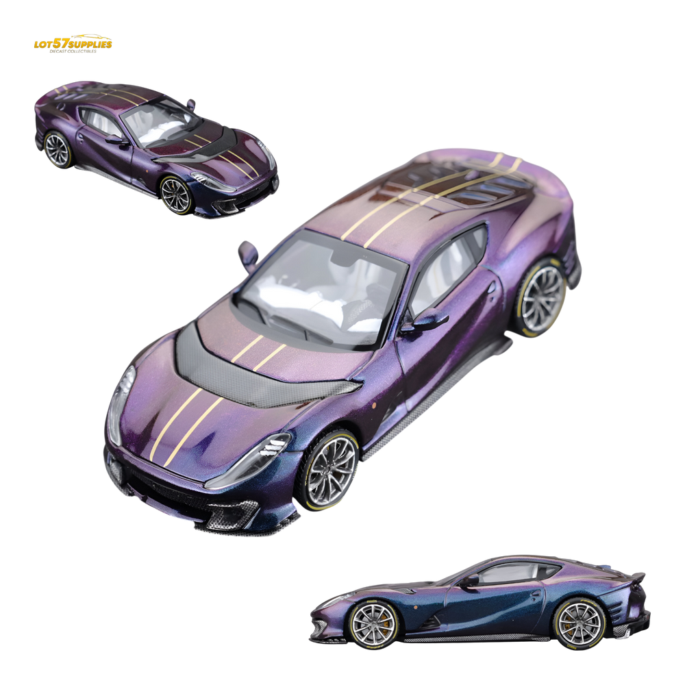 (Pre-Order) TOC Ferrari 812C - Chameleon Purple 1:64 (ONLINE ORDER ONLY)