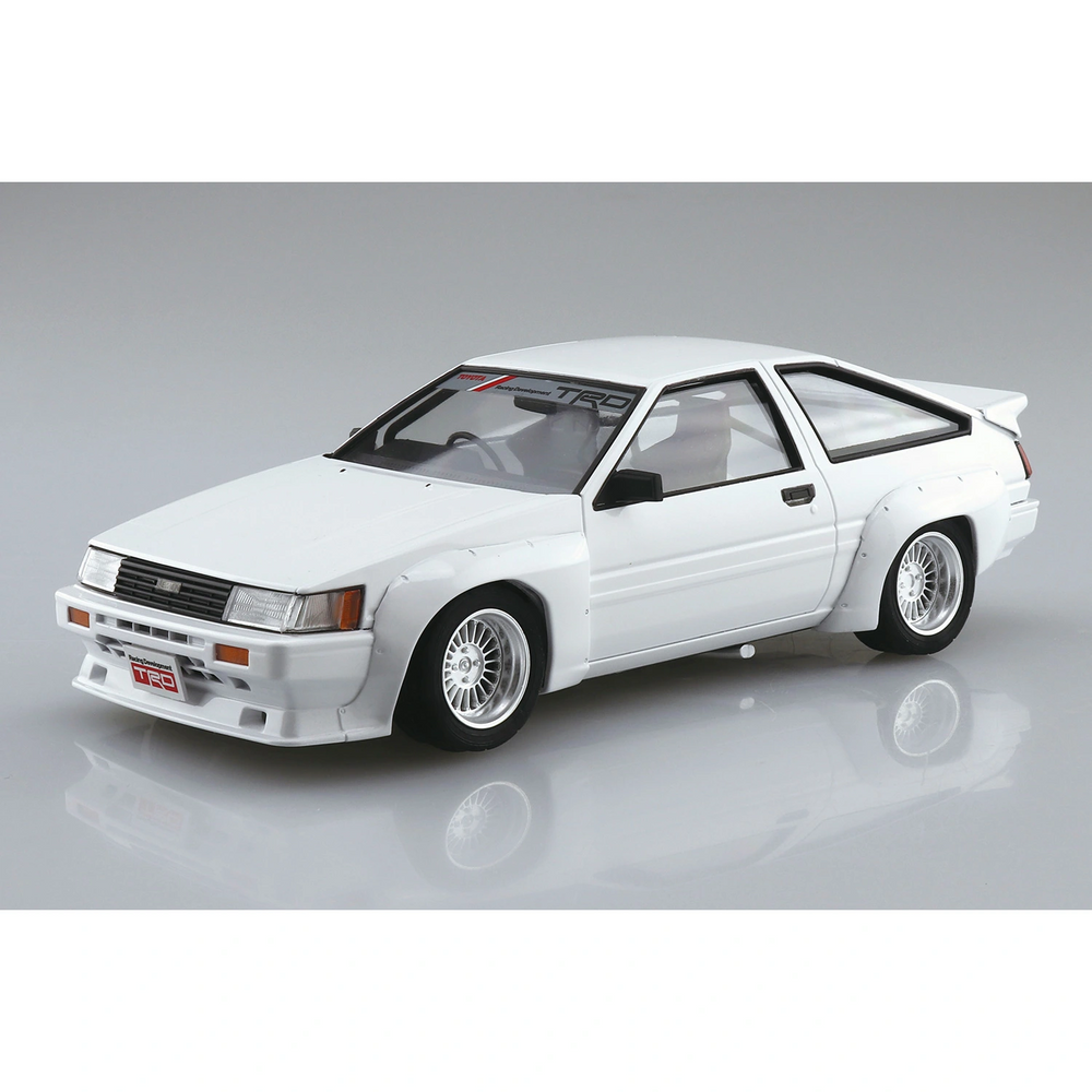 Aoshima: 1/24 TRD AE86 COROLLA LEVIN '83 (TOYOTA) Scale Model Kit #62 (ONLINE ORDER ONLY)