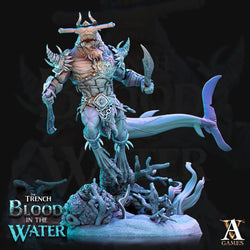 3D Printed Archvillain Games Karkhari The Trench Blood In the Water 28 32mm D&D (Online Only)