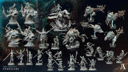 3D Printed Archvillain Games Voshivari Maiden The Trench Nereivari Archvillain Society Vol XXXV 28 32mm D&D (Online Only)