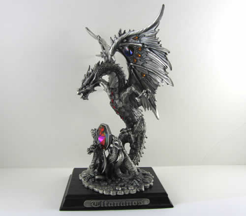 TUIND10 Titananos Pewter Dragon Myth and Magic Collectible Figurine (ONLINE ORDER ONLY)
