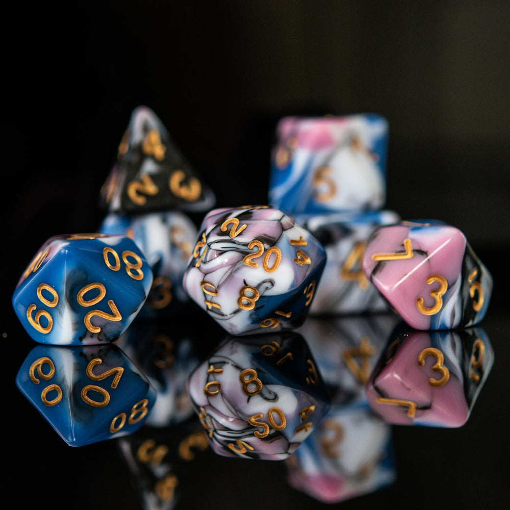 Twisted Dreams Acrylic Dice Set (ONLINE ORDER ONLY)