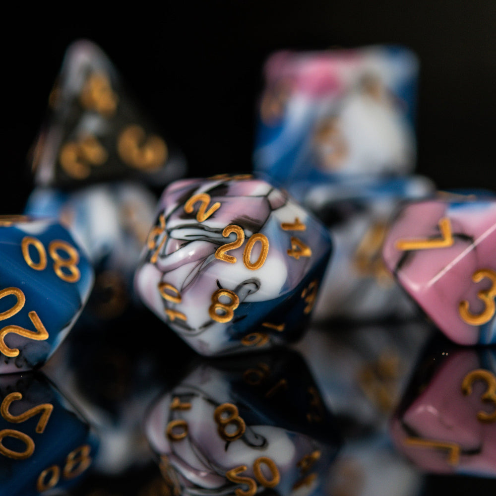 Twisted Dreams Acrylic Dice Set (ONLINE ORDER ONLY)