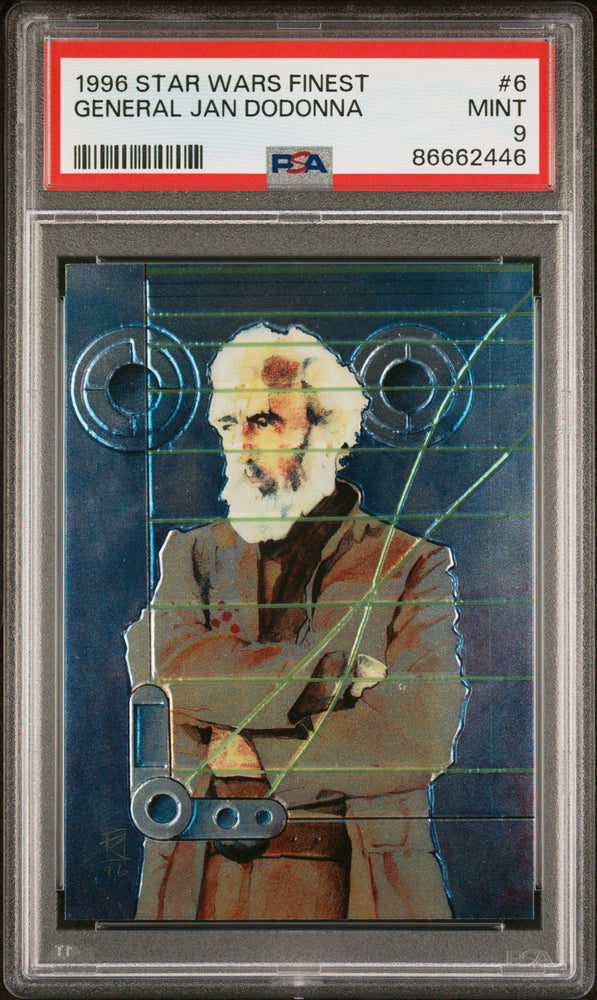 1996 STAR WARS FINEST GENERAL JAN DODONNA  #6 - PSA 9 (Online Order Only)