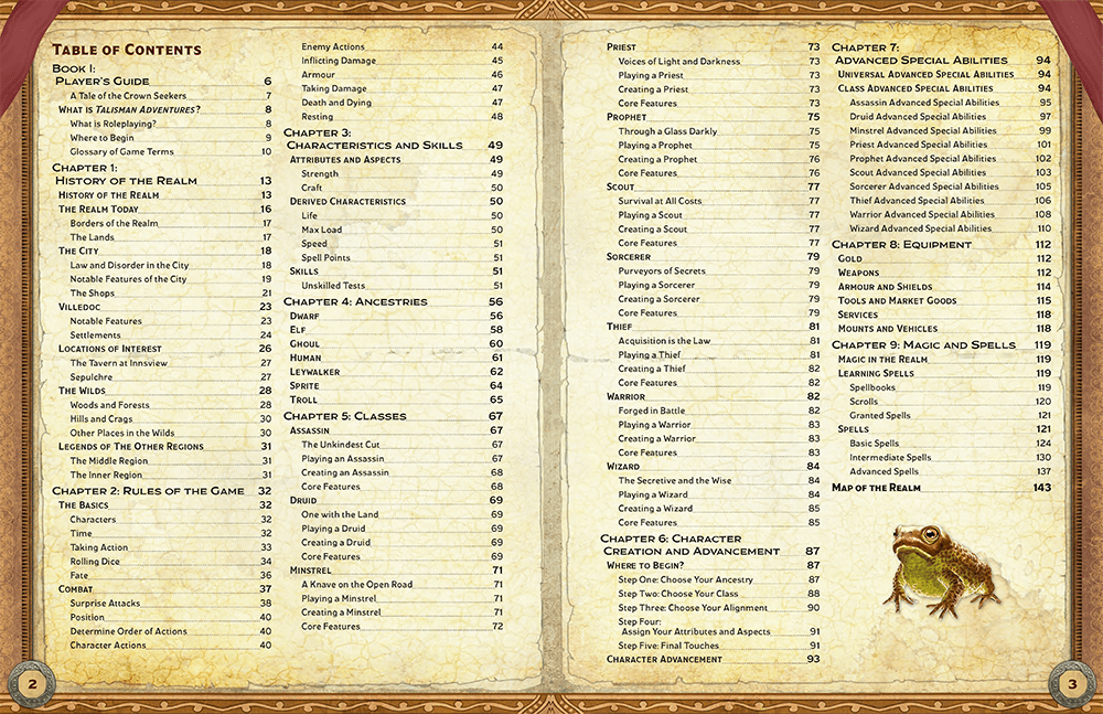 Talisman Adventures RPG: Core Rulebook (ONLINE ORDER ONLY)